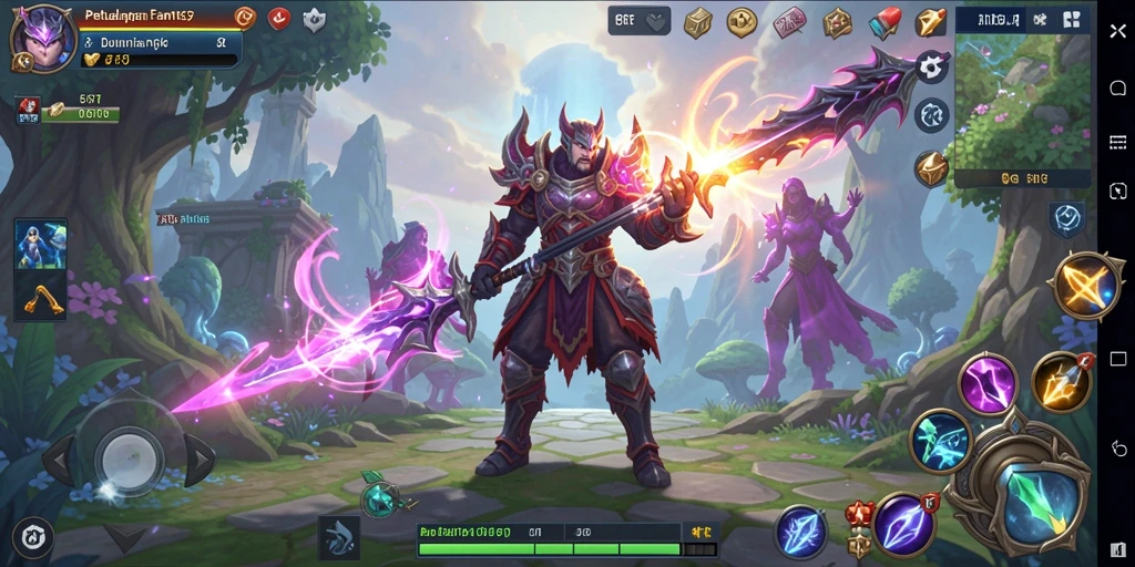 Tangkapan layar menunjukkan aksi seru dalam game RPG 6RT.