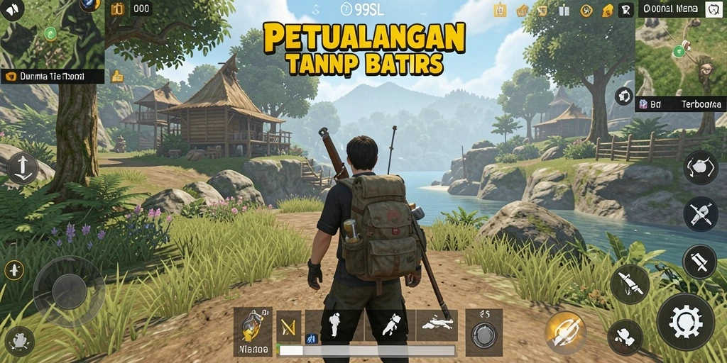 Tampilan gameplay seru di dunia terbuka 99SL dengan grafis memukau.