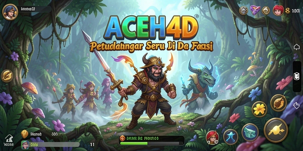Menampilkan gameplay seru di dunia petualangan fantastis