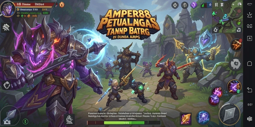 Gameplay epik di AMPER88 dengan pertarungan yang dinamis.