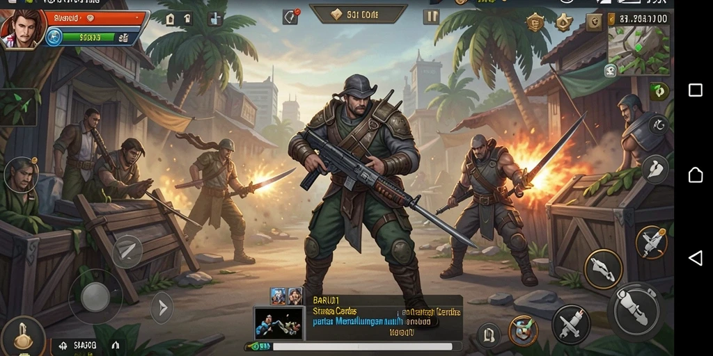 Gameplay BARU01 yang memukau dengan aksi strategi yang mendebarkan.