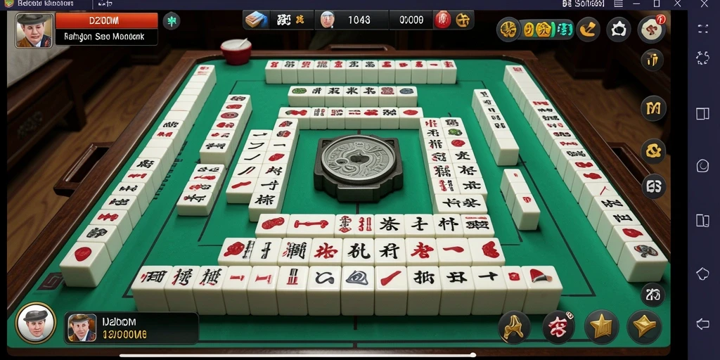 Menampilkan gameplay menarik D200M dalam Mahjong.