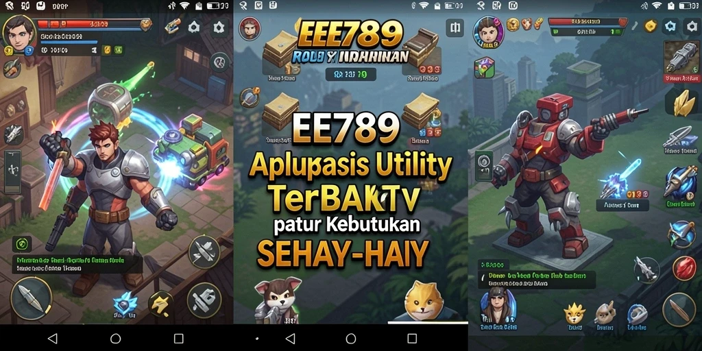 Tampilan utama EE789 dengan berbagai fitur yang memudahkan pengguna.