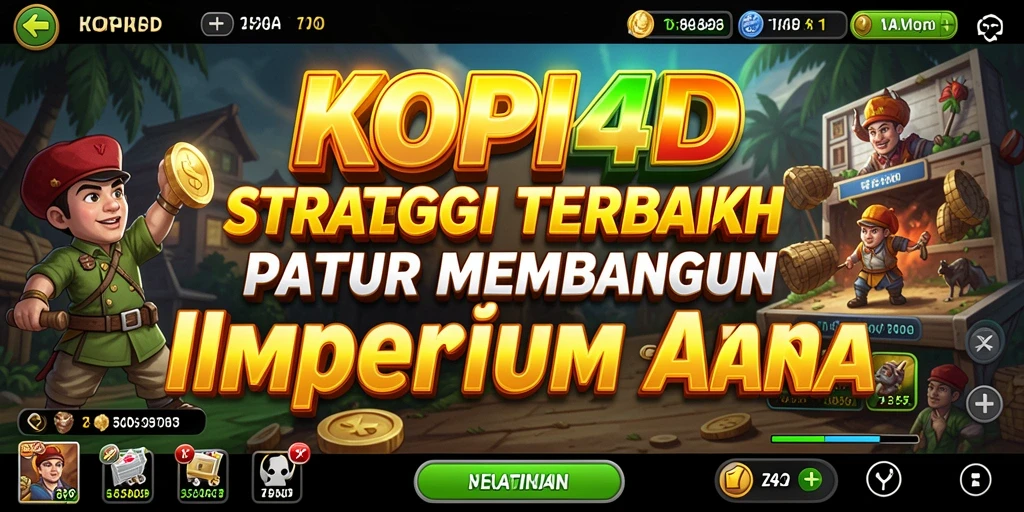 Tampilan gameplay KOPI4D yang seru dan mendebarkan.