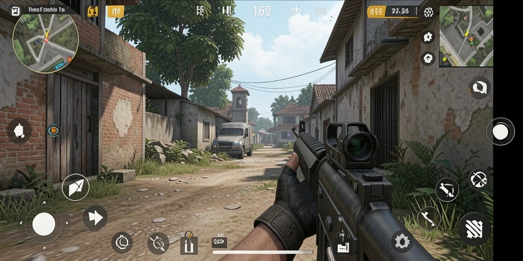 Screenshot menampilkan aksi seru dalam permainan TPS R6R6.