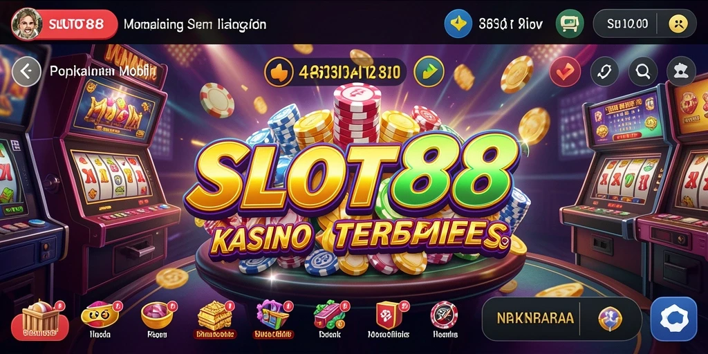 Tampilan gameplay utama SLOT88 yang menarik dan seru.