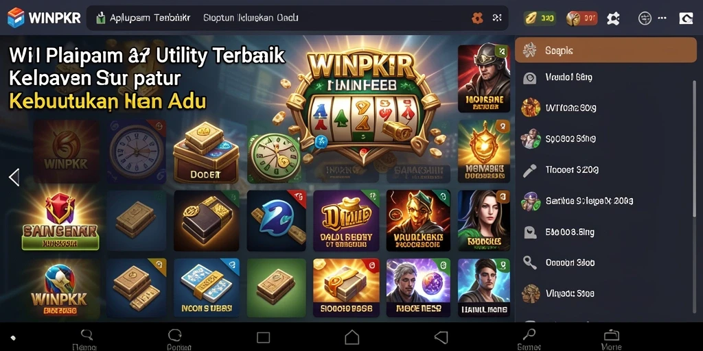 Tampilan aplikasi WINPKR yang sederhana dan fungsional.