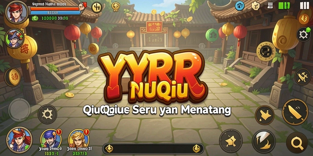 Screenshot gameplay YYRR yang menunjukkan keseruan permainan QiuQiu.