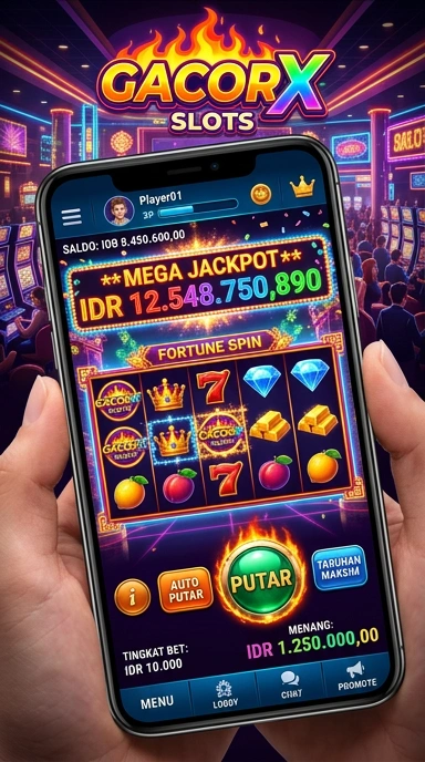 Tampilan utama aplikasi gacorx dengan berbagai pilihan unduh.